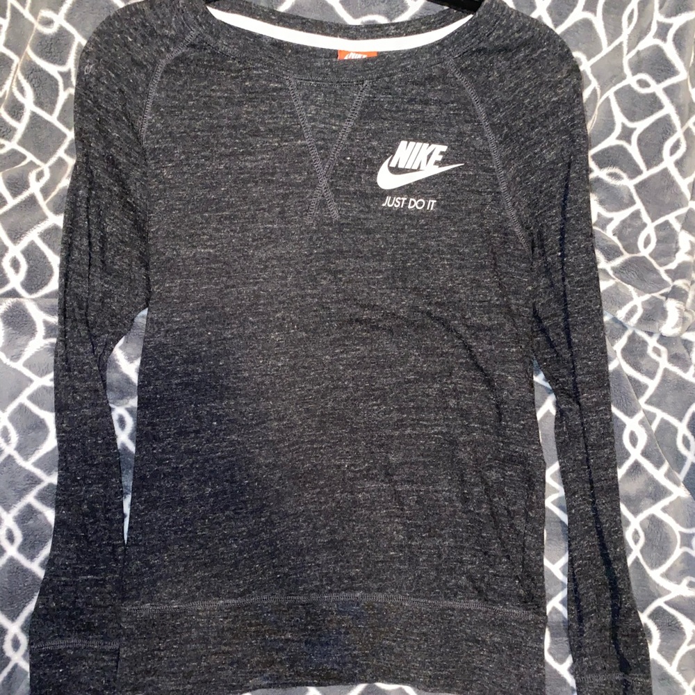 Grey Nike shirt